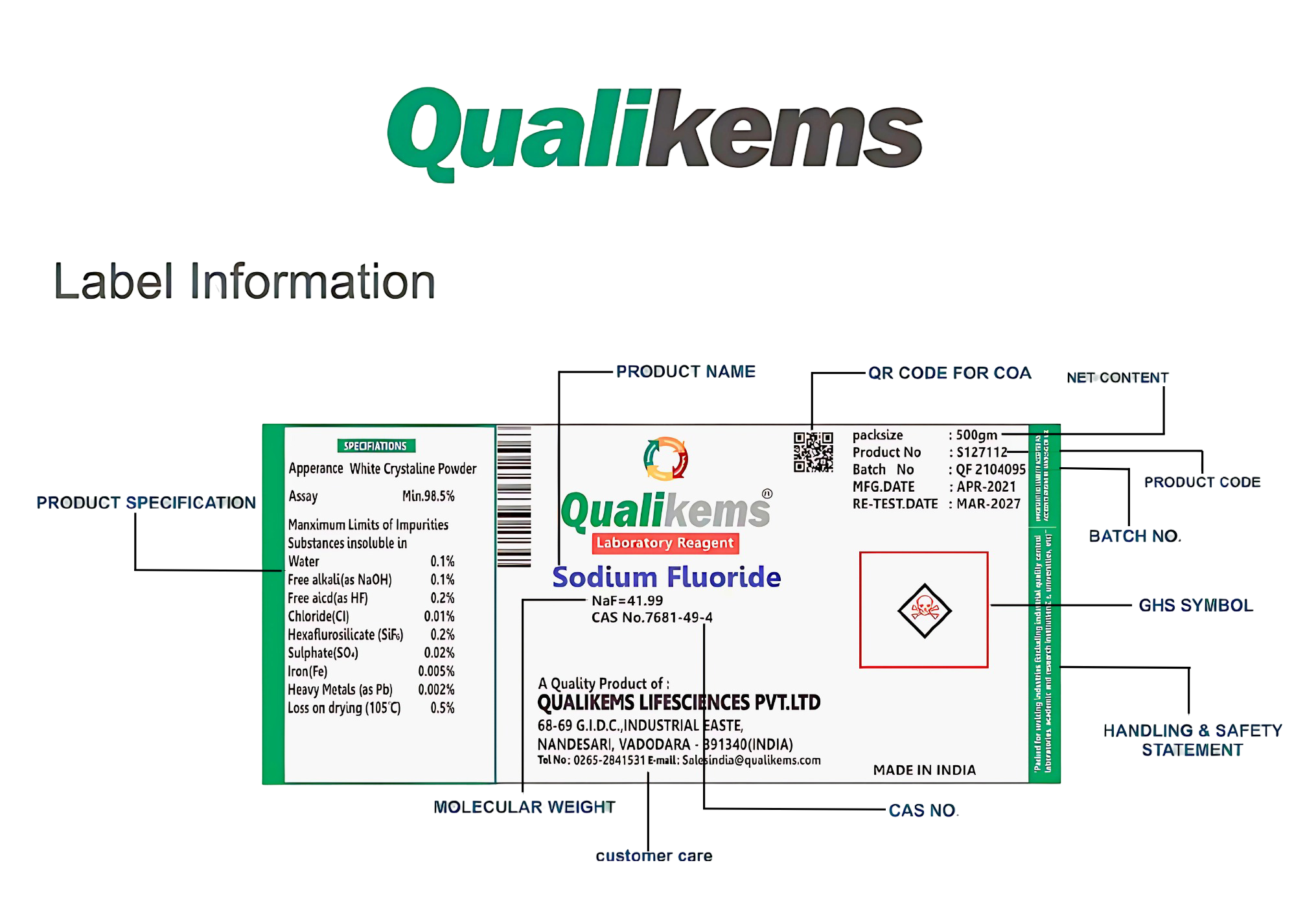 Qualikems Label